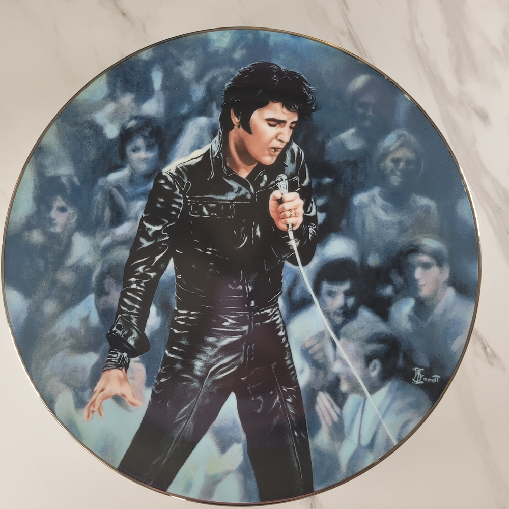 Vintage Performer Ceramic Art Plate